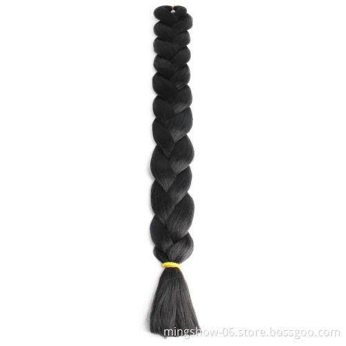 165g 82" New ombre synthetic braid jumbo hair bulk for braids